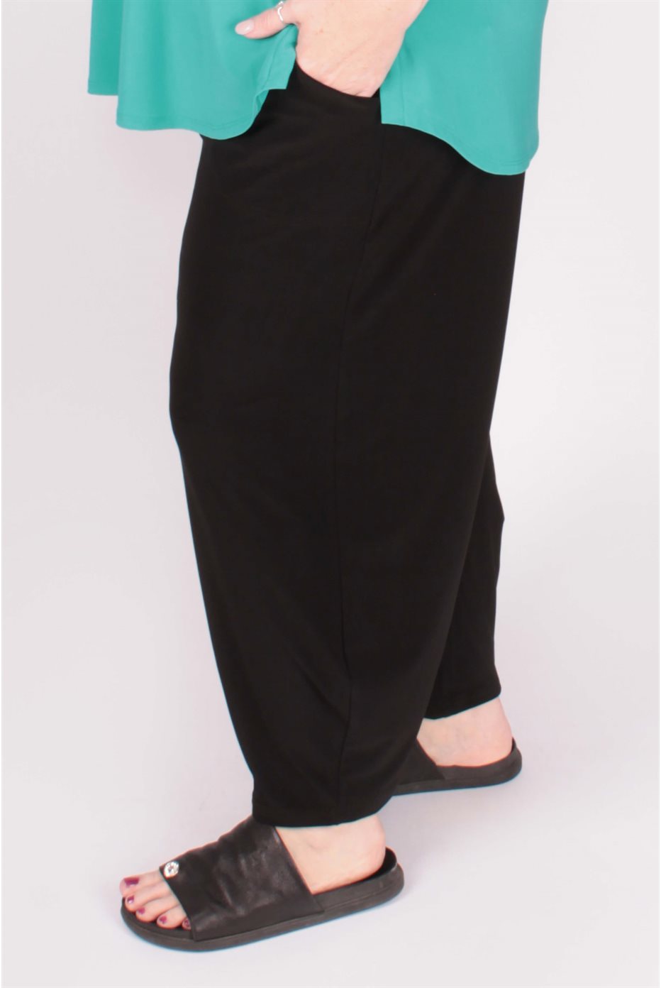 Pantalon étroit noir Lanterne